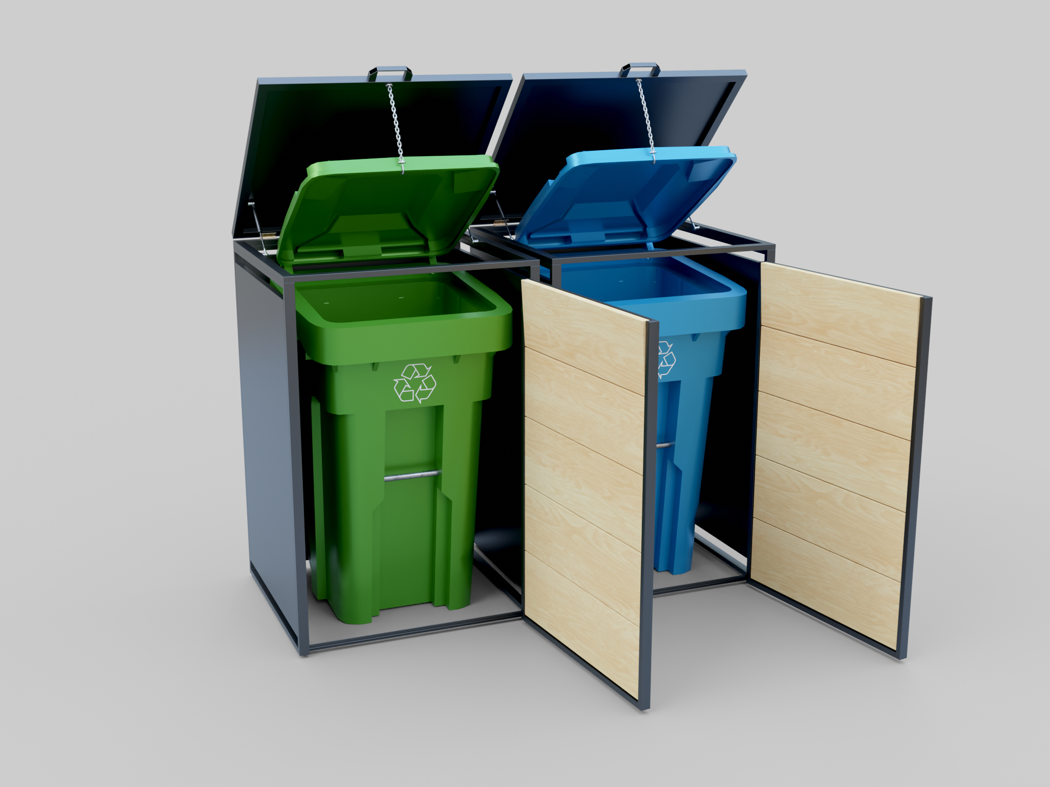 MisterBin® Garbage Bin Enclosure